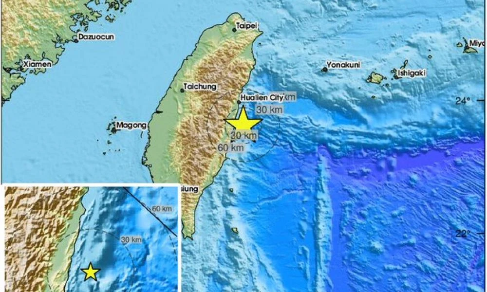 Σεισμός 5,4 Ρίχτερ στην Ταϊβάν